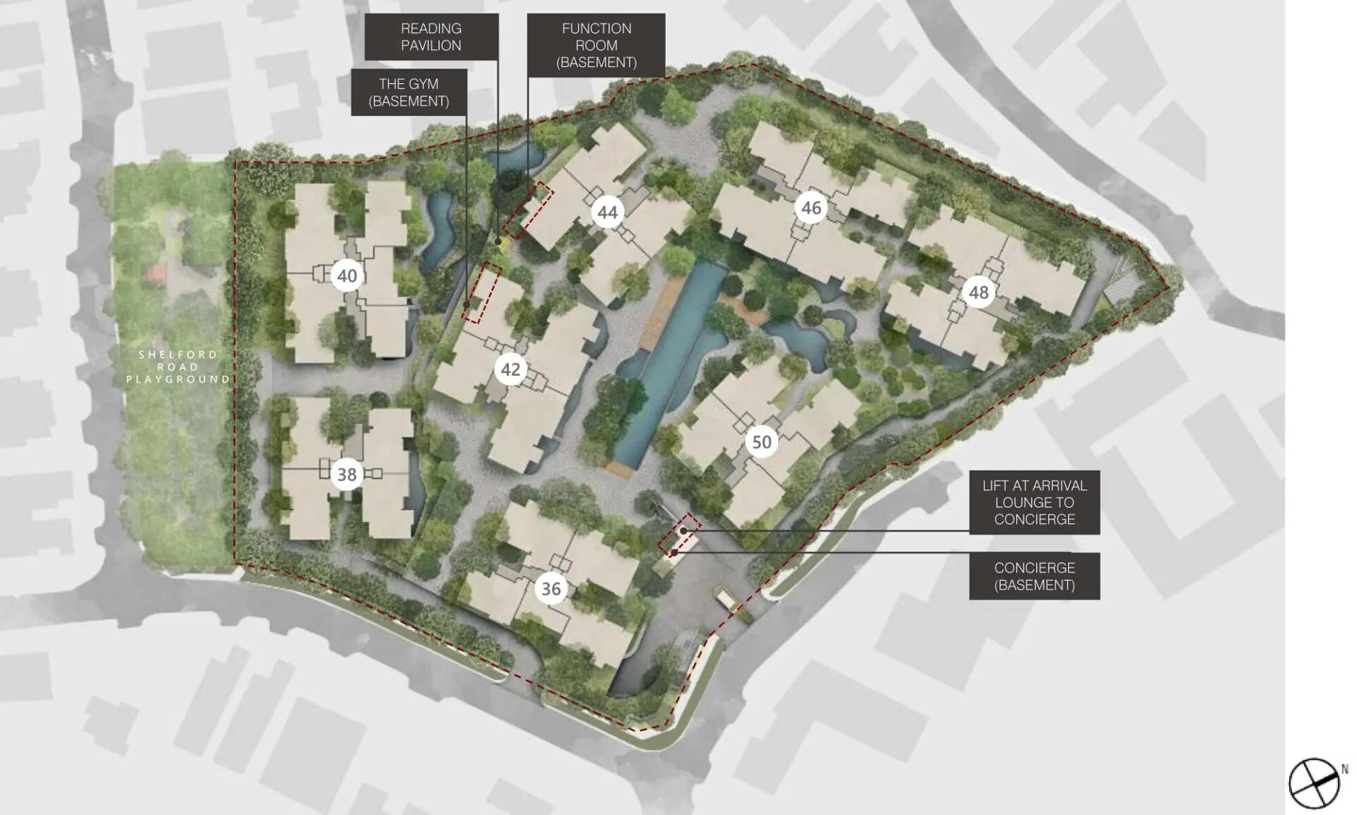 Watten House siteplan